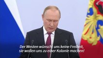 Putin: Westen will 