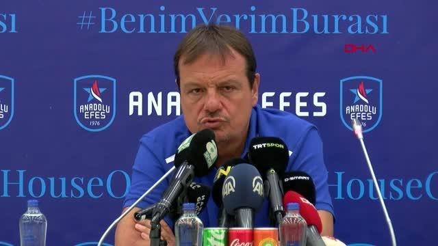 SPOR Anadolu Efes Başantrenörü Ergin Ataman basın mensuplarıyla buluştu