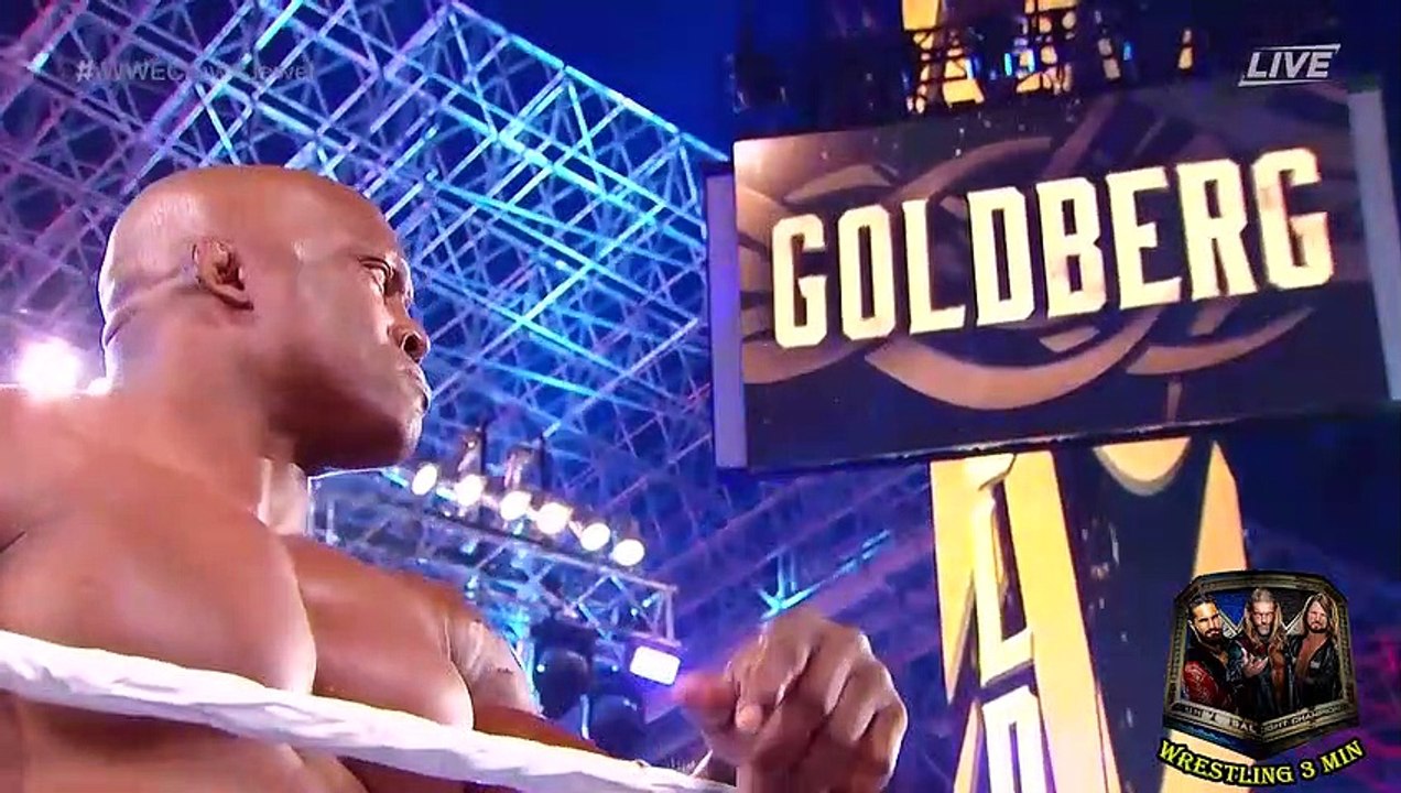 Goldberg Vs Bobby Lashley - Crown Jewel 2021 - 3 MIN