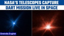 NASA’s James Webb and Hubble Telescopes capture DART mission in space, Watch | Oneindia News *News