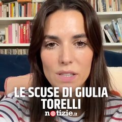 Giulia Torelli si scusa per le frasi shock sugli anziani