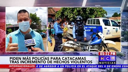 ¡Ante alta ola de violencia! Solicitan se incremente el número de policía en Catacamas, Olancho
