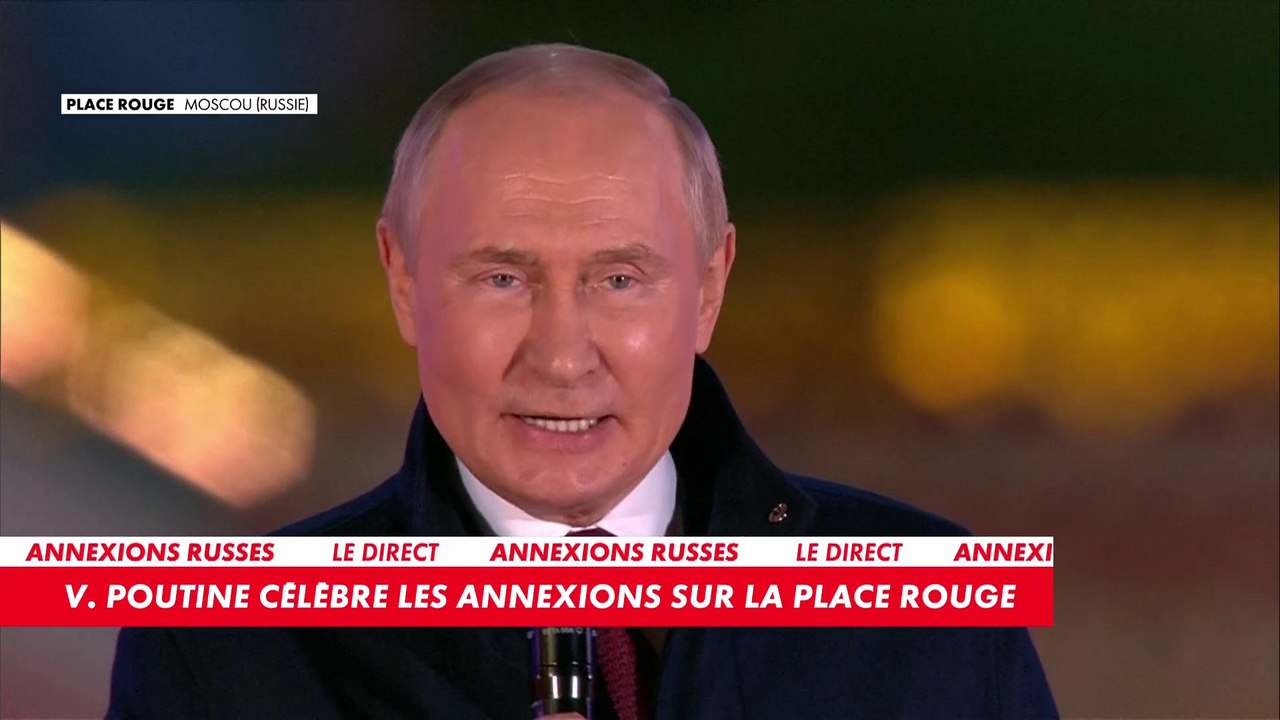 Vladimir Poutine : «Ces personnes ont fait leur choix d’appartenir à la Russie»