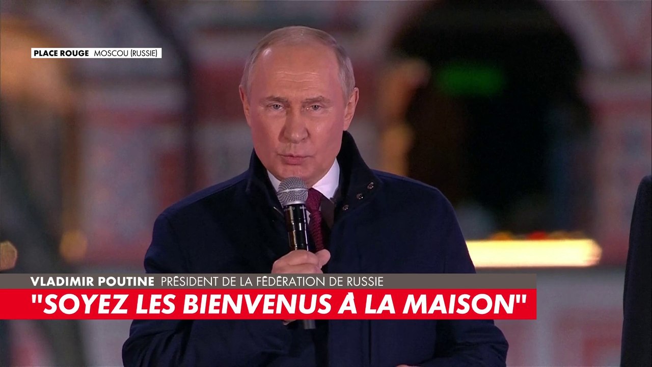 Vladimir Poutine : «Nous sommes devenus plus forts parce que nous sommes ensemble, la victoire nous appartiendra»