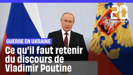 Download Video: Guerre en Ukraine :  Ce qu'il faut retenir du discours de Vladimir Poutine