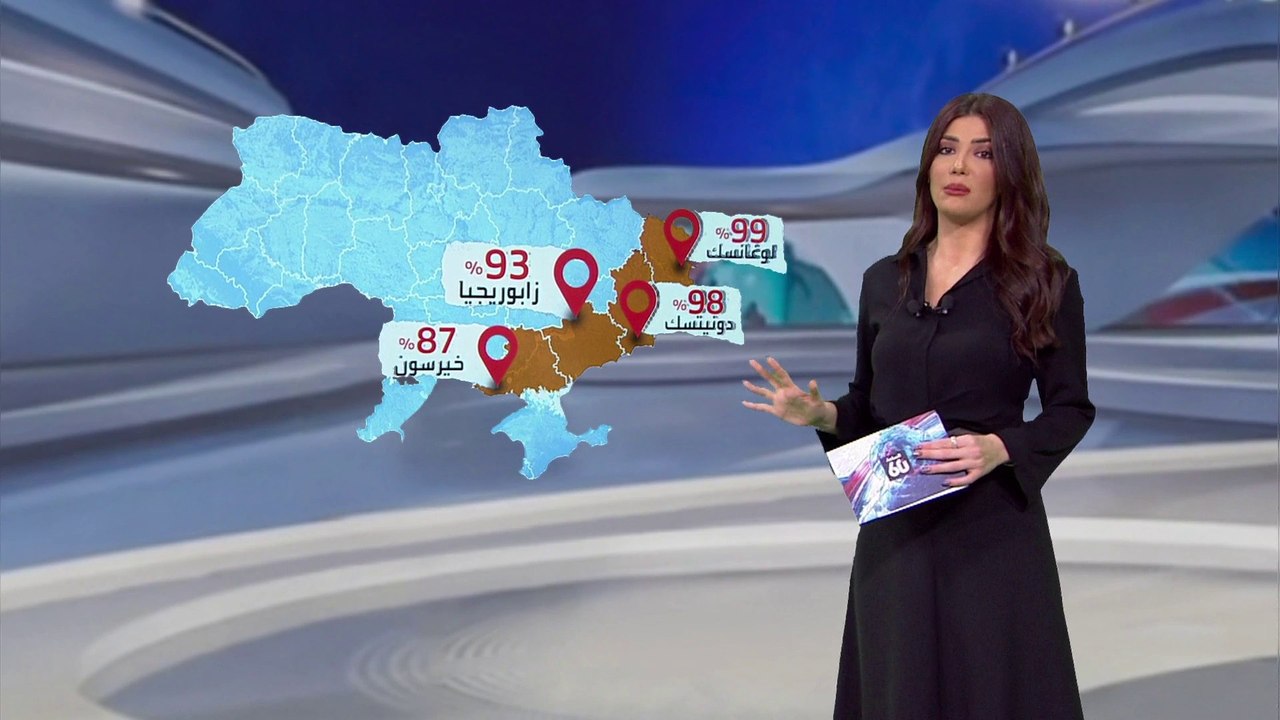 الساعة 60 | 15‎%‎ من مساحة أوكرانيا.. بوتين يضم...