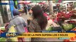 Mercado La Parada: usuarios compran menos cantidad de papa ante alza de precios