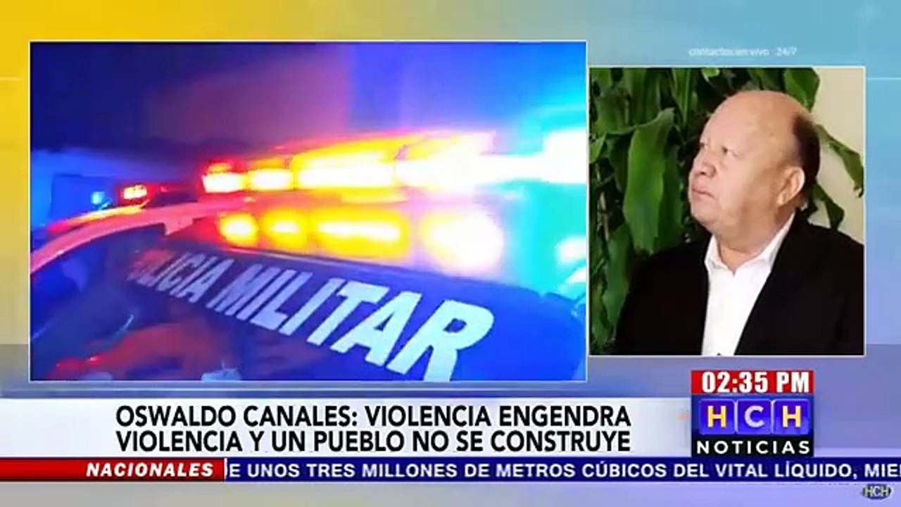 Violencia engendra violencia y así no se construye un país _ Pastor Canales