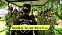 Fusileros paracaidistas capacitarán a guardias nacionales