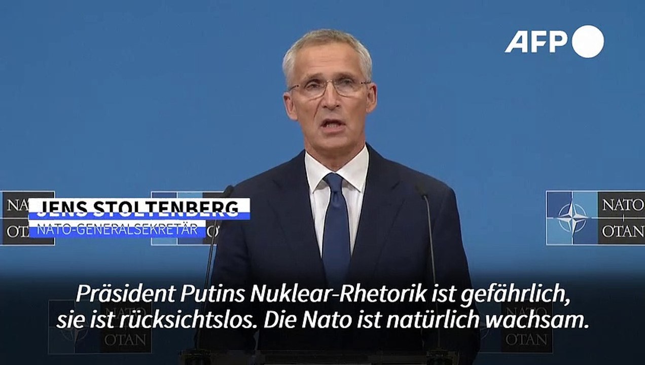 Nato droht Russland mit 'schwerwiegenden Konsequenzen' bei Atomwaffen-Einsatz