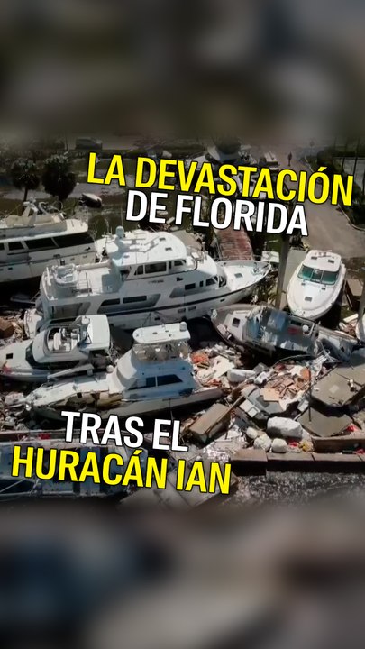 Destrozos de Ian en Florida