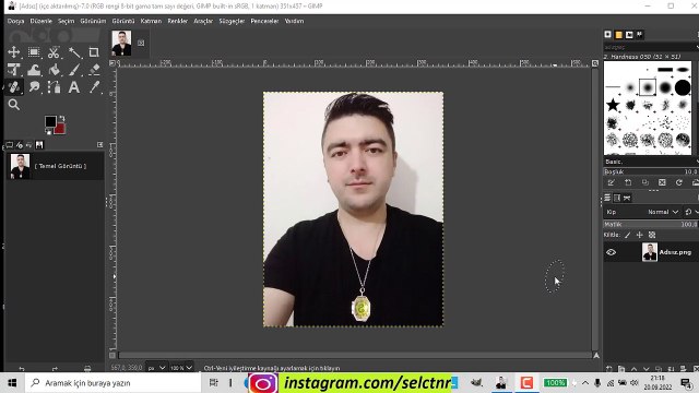 GİMP DERSLERİ 35 RESİM KÖŞELERİ YUVARLAMA