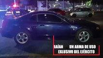 Dos sujetos portaban un arma de alto poder de uso exclusivo del Ejército en Zapopan