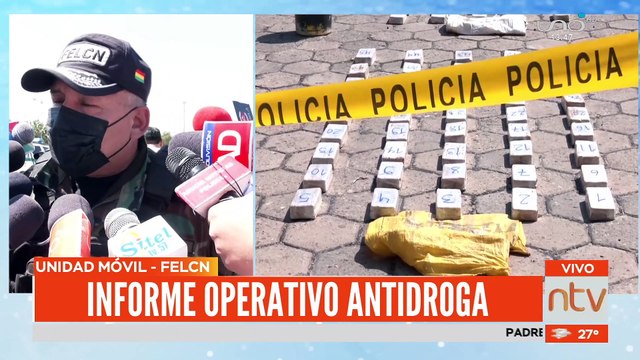 Informe operativos antidrogas
