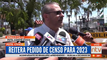 Calvo reitera pedido del censo para el 2023