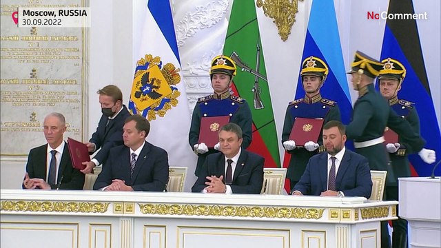 President Putin signs accord to annex four occupied Ukrainian regions