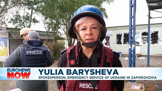 Ukraine war: Zaporizhzhia rocked by deadly missile strike on humanitarian convoy