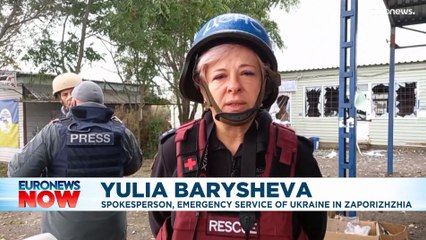 Ukraine war: Zaporizhzhia rocked by deadly missile strike on humanitarian convoy