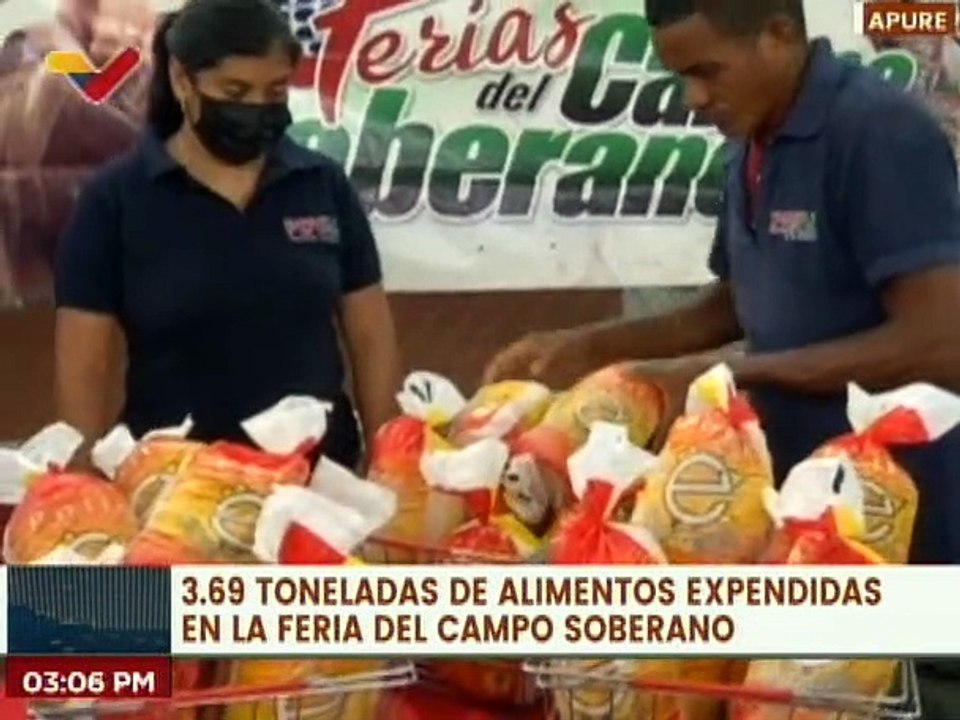 Apure | Un total de 3.69 toneladas de alimentos son distribuidas en el mcpio. Serafín Cedeño