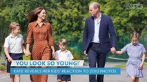 Kate Middleton Shares Her Children's Candid Reaction to Her Engagement Photos with Prince William