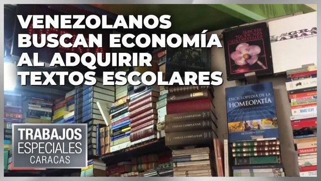 Venezolanos buscan economía al adquirir textos escolares - Especiales VPItv