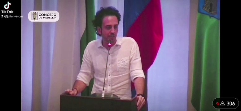 «Vengo a hablarle a un Concejo ilegítimo»: Julián Vásquez a concejales de Medellín