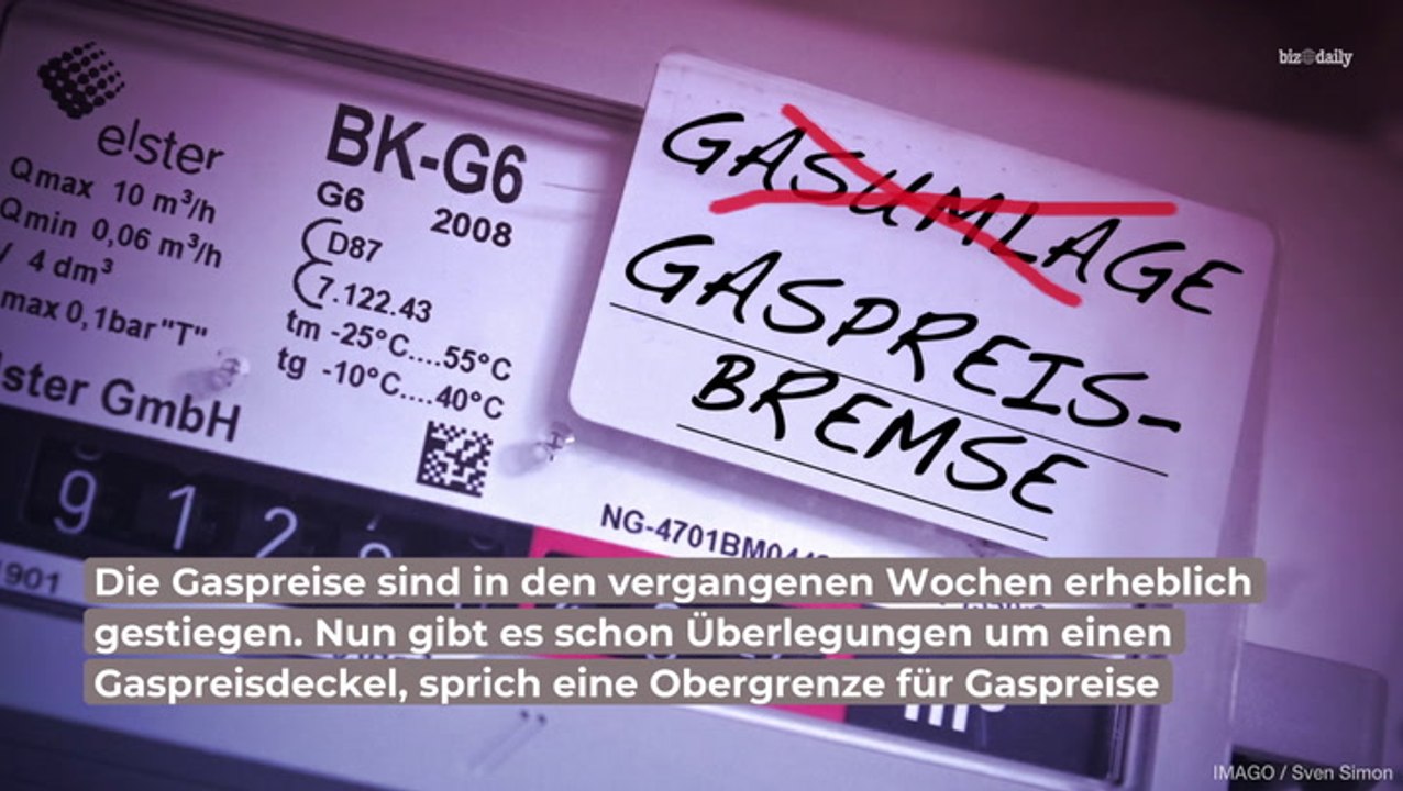 Gaspreisdeckel: Erste Vorschläge von EU-Kommission