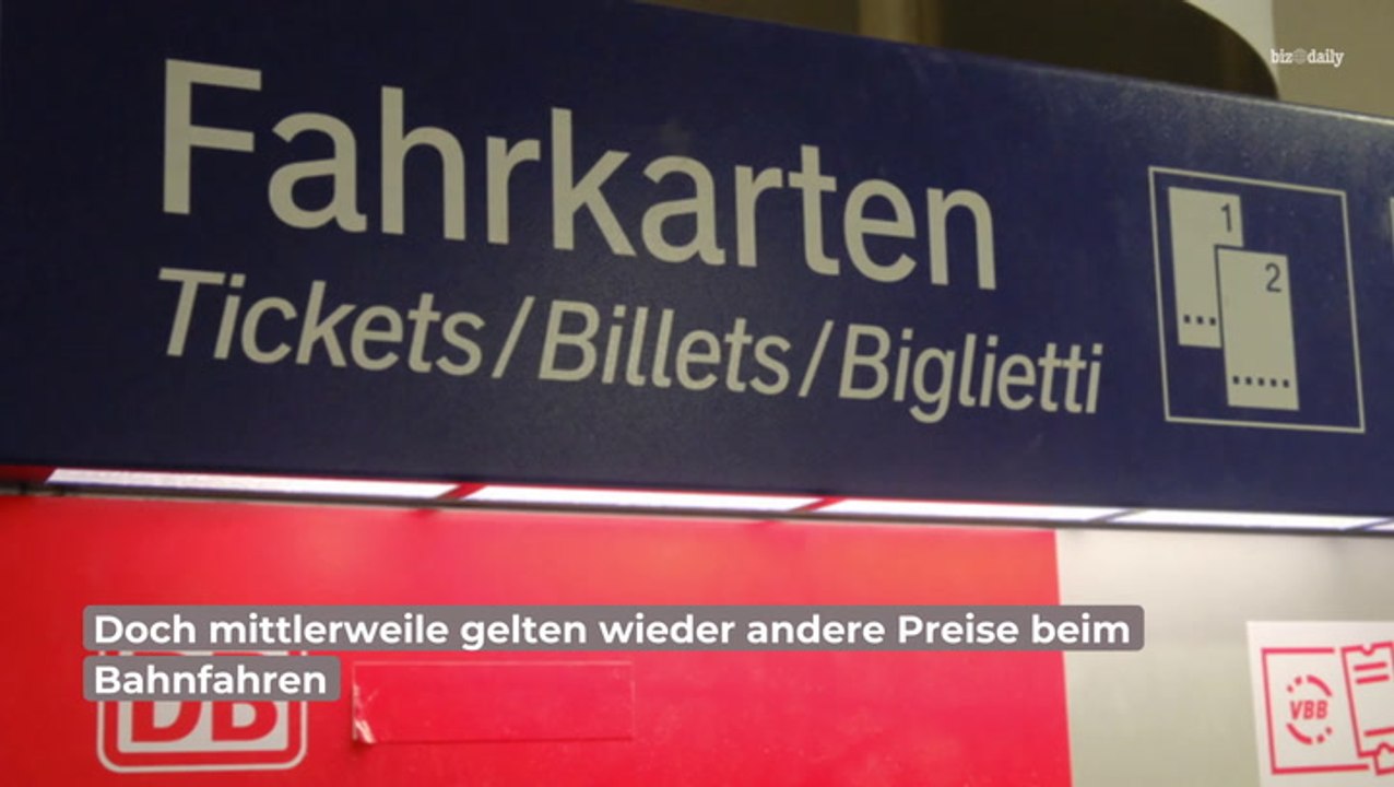 Bahnfahren wird noch teurer: Das ist der Grund!