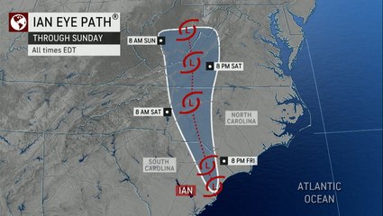 Dangers are far from over as Ian becomes a post-tropical cyclone