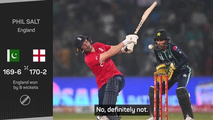 Salt proud of unbeaten match-winning knock as England level series