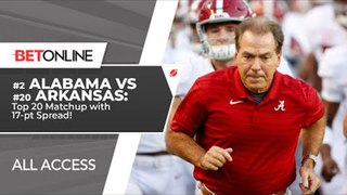 Alabama vs Arkansas | College Football Predictions Week 5 | BetOnline All Access