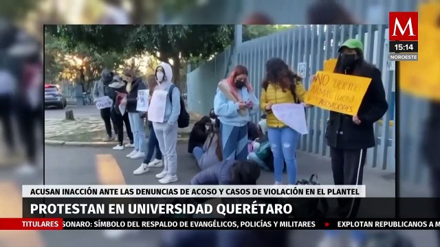 En la UAQ, alumnos toman instalaciones para denunciar presuntos casos de acoso