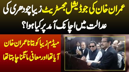 Imran Khan Ki Judicial Magistrate Zeba Chaudhry Ki Court Me Achanak Aamad Par Kya Hua?