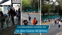 Por agresiones de grupos porriles, CCH Azcapotzalco y Colegio de Bachilleres 1 suspenden clases
