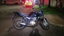 Motociclista fica ferido em colisão na Av. Piquiri