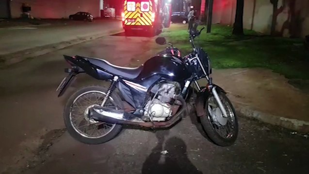 Motociclista fica ferido em colisão na Av. Piquiri