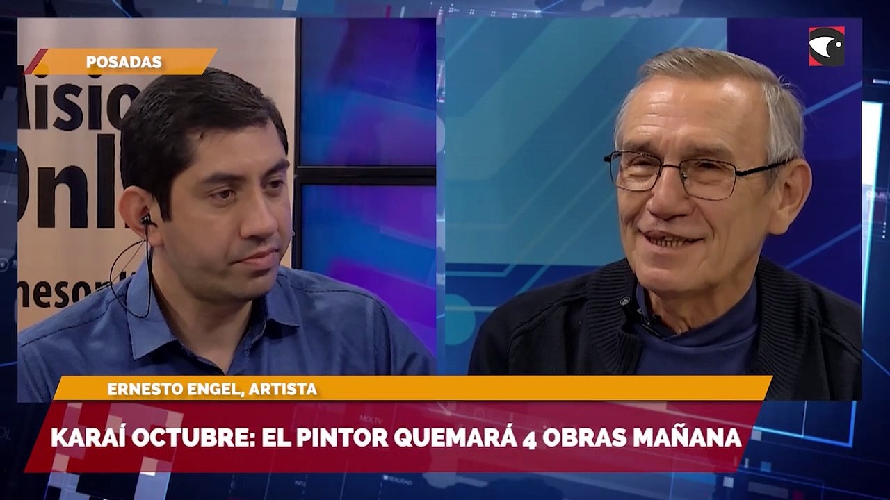 El pintor quema sus obras los 1° de octubre