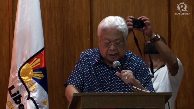'Babalik tayo': New Liberal Party president Edcel Lagman vows LP comeback in 2025
