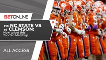 NC State vs Clemson | College Football Predictions Week 5 | BetOnline All Access