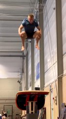 Youth Olympic Medalist Flips Off Vaulting Table At Gym