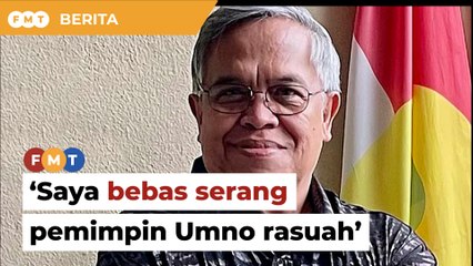 Descargar video: Saya bebas ‘serang’ pemimpin Umno rasuah, kata Zaharin selepas dipecat parti