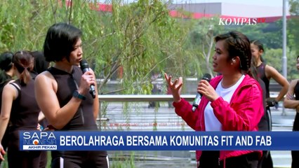 Olahraga Bersama Komunitas Strong Nation Fit and Fab, Move With The Music!