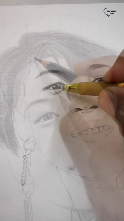 Realistic Pencil Drawing - BTS Jimin - Pencil Sketch