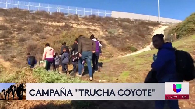 La patrulla fronteriza tiene una nueva campaña contra los traficantes de personas en la frontera entre San Diego y Tijuana.