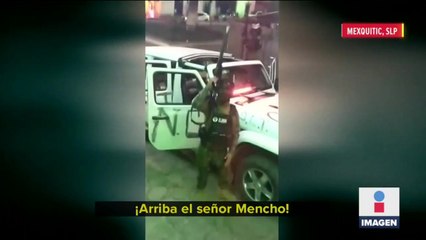 Mostrando sus armas, CJNG anuncia su llegada a Mexquitic, San Luis Potosí