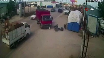 Bursa'da feci kaza! O anlar kamerada