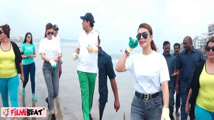Jacqueline Fernandez Spotted at Beach Cleaning After Delhi Court Grants Interim Bail