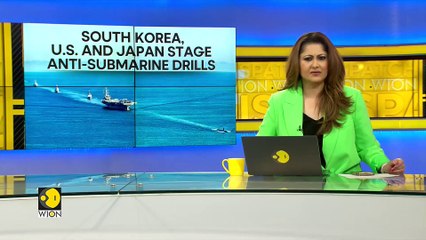 Latest News - WION Dispatch South Korea US and Japan stage antisubmarine drills