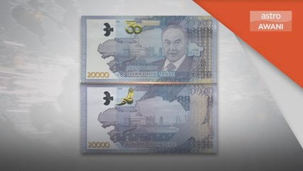 Era baharu | Wang kertas Kazakhstan ditukar dengan lambang helang