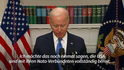 Biden: Wir verteidigen "jeden Zentimeter" Nato-Territorium